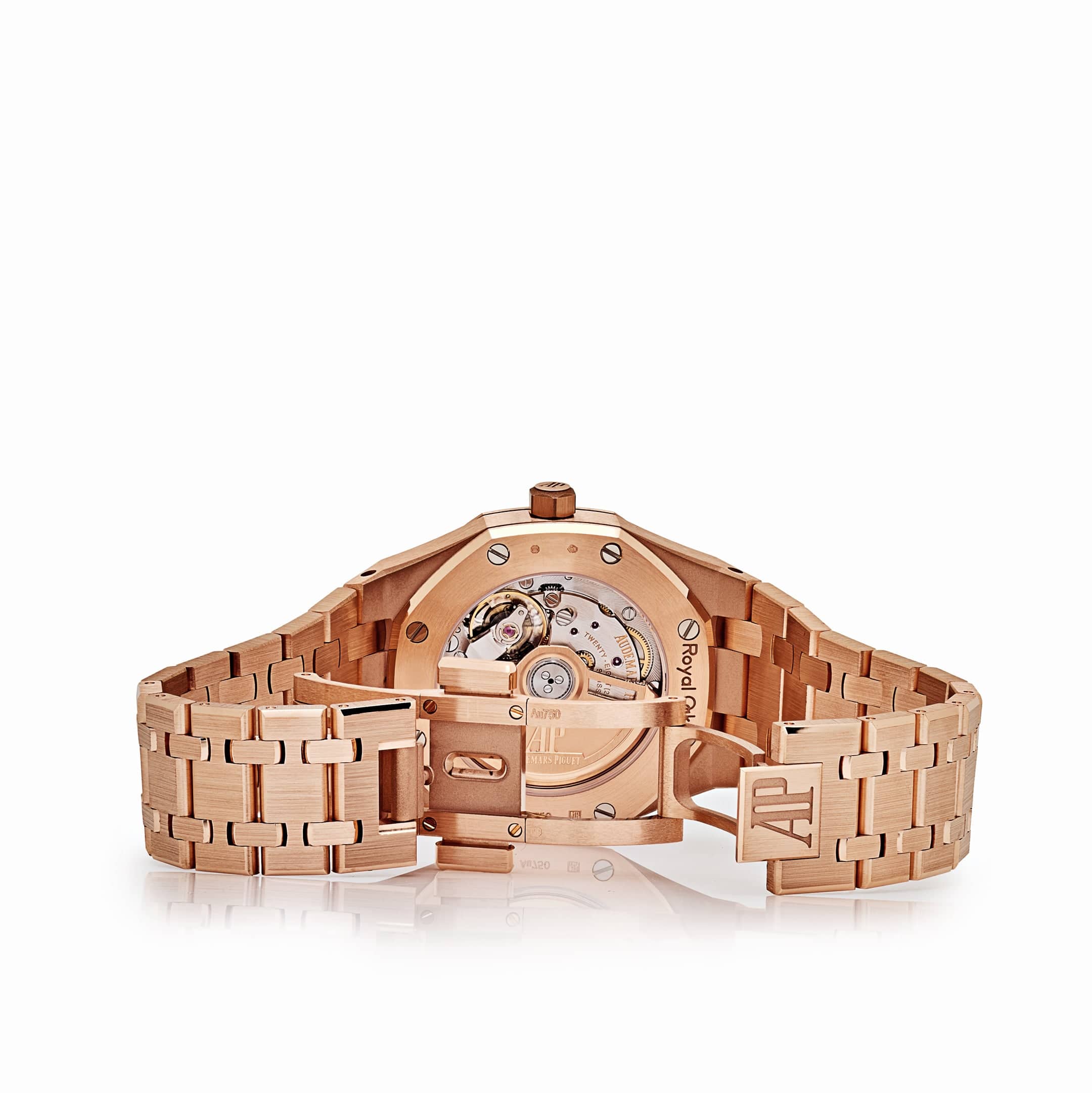 Audemars Piguet Royal Oak 77450OR.OO.1361OR.01 'Ladies' Rose Gold Pink Dial (2025)