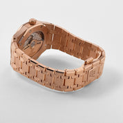 Audemars Piguet Royal Oak 77451OR.ZZ.1361OR.03 'Ladies' Rose Gold Silver Dial Diamond Bezel (2024)