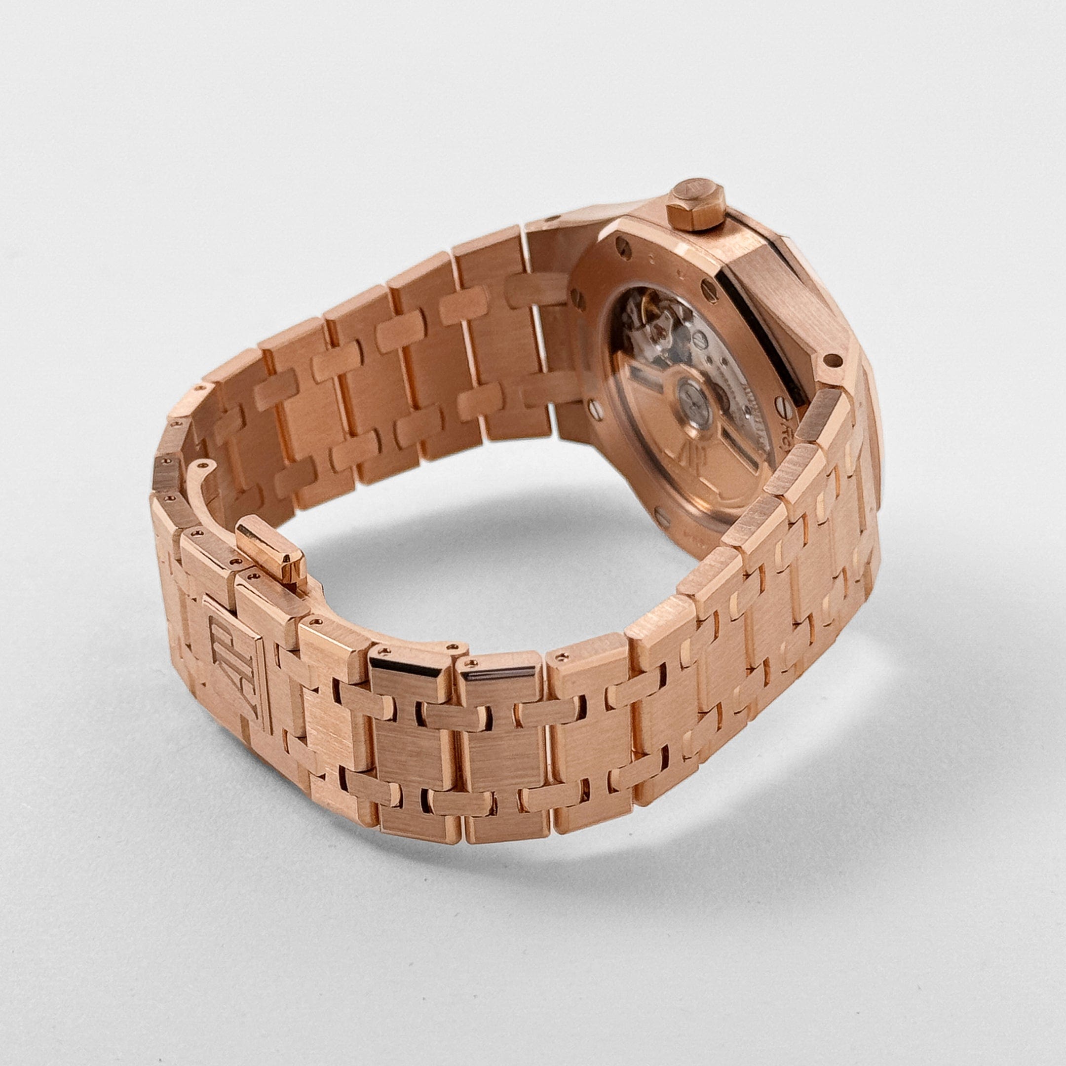 Audemars Piguet Royal Oak 77451OR.ZZ.1361OR.03 'Ladies' Rose Gold Silver Dial Diamond Bezel (2024)