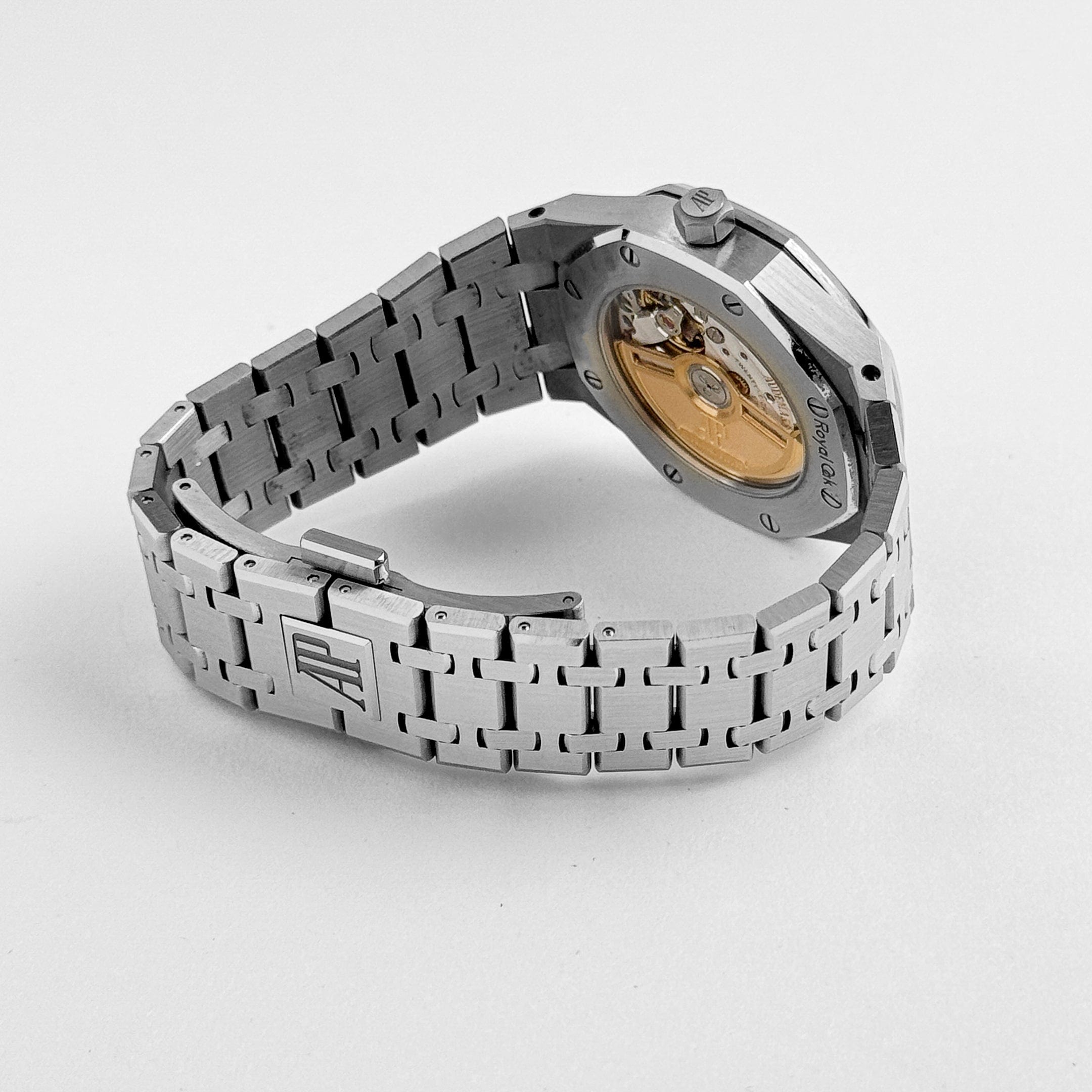 Audemars Piguet Royal Oak 77451ST.ZZ.1361ST.03 'Ladies' Selfwinding Stainless Steel Blue Dial Diamond Bezel (2024)