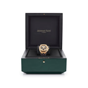 Audemars Piguet Royal Oak Offshore 26231OR.ZZ.D003CA.01 'Ladies' Chronograph Rose Gold Silver Dial Diamond Bezel