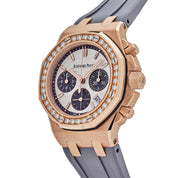 Audemars Piguet Royal Oak Offshore Lady 26231OR.ZZ.D003CA.01 Rose Gold Diamond Bezel Silver-toned Dial(2023)