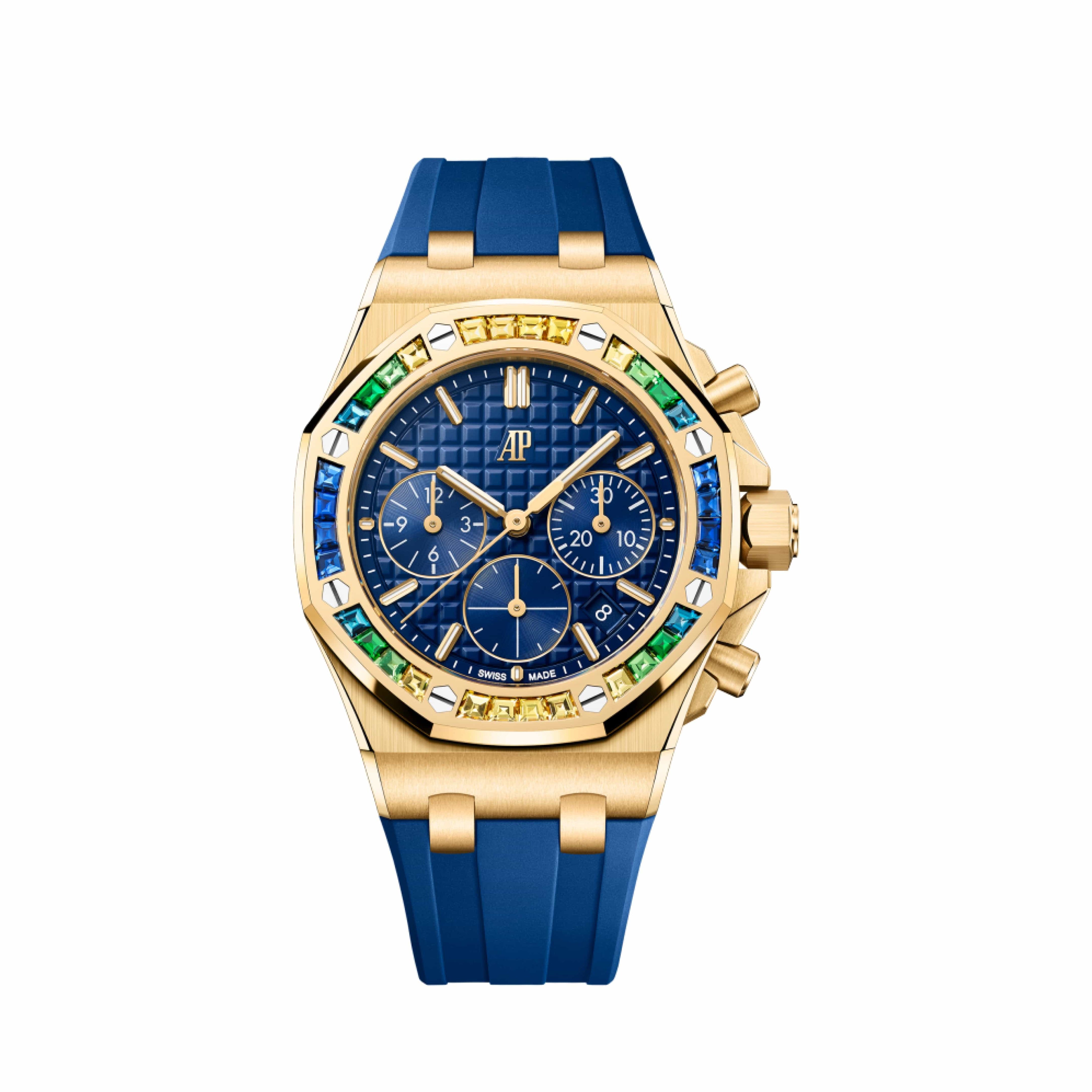 Audemars Piguet Royal Oak Offshore 26236BA.YY.D346CA.01 Yellow Gold Sapphire Dial (2023)