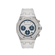 Luxury Watch Audemars Piguet Royal Oak Offshore Lady Steel White Dial Diamond Bezel 26231ST.ZZ.D010CA.01 Wrist Aficionado