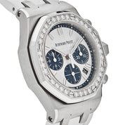 Luxury Watch Audemars Piguet Royal Oak Offshore Lady Steel White Dial Diamond Bezel 26231ST.ZZ.D010CA.01 Wrist Aficionado