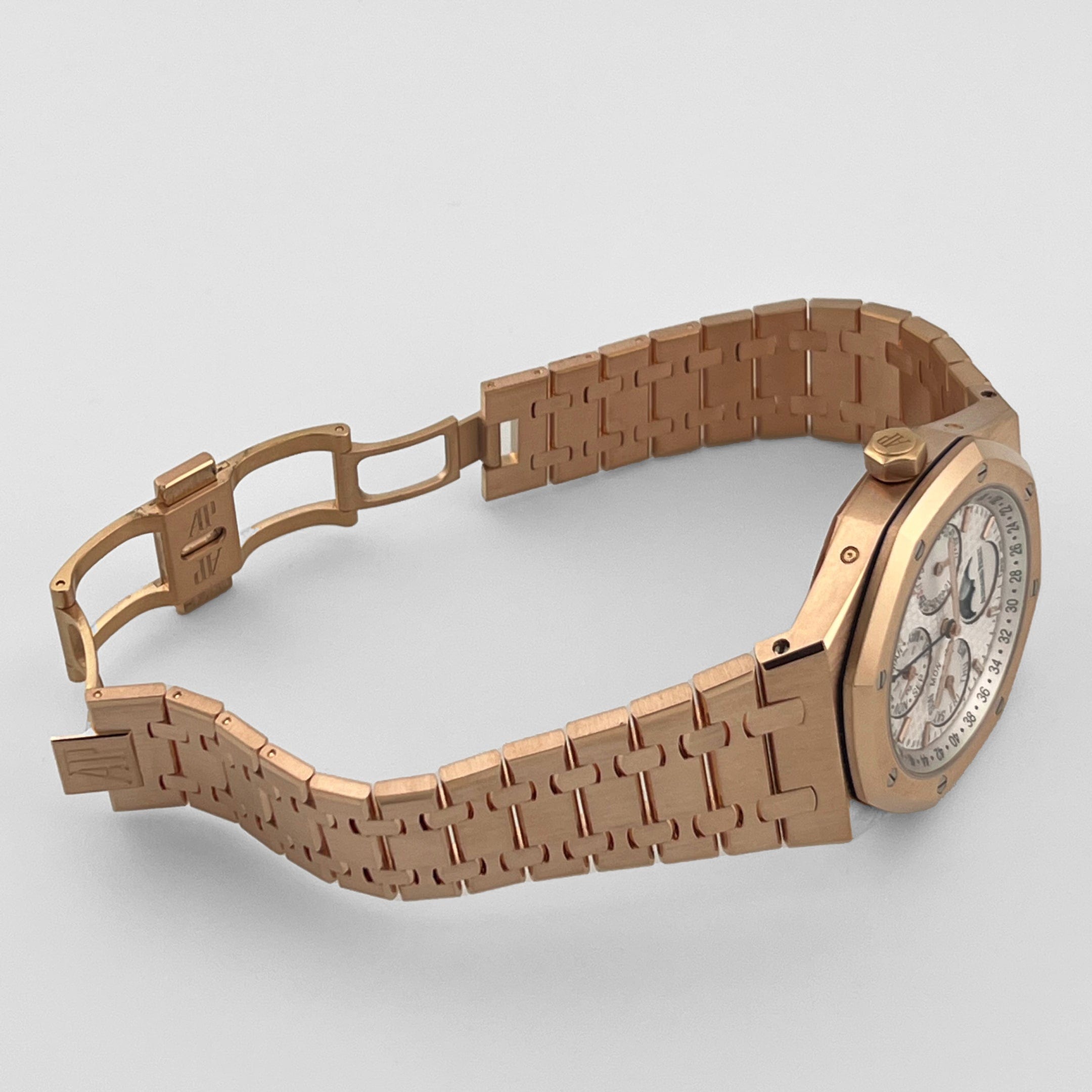 Audemars Piguet Royal Oak Perpetual Calendar 26574OR.OO.1220OR.01 Rose Gold Silver Dial (2021)