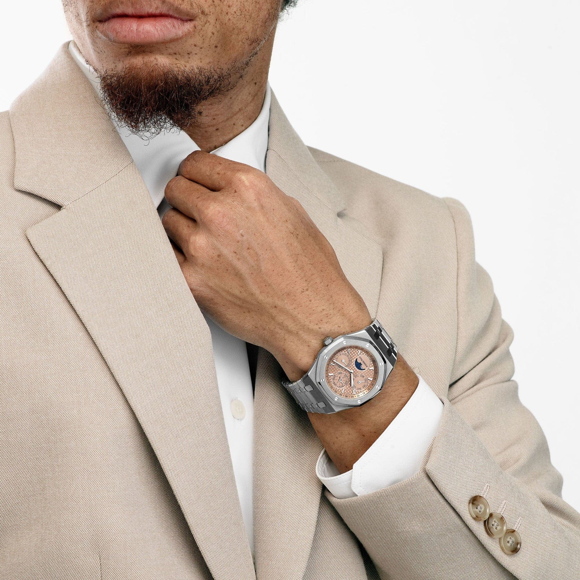Audemars Piguet Royal Oak Perpetual Calendar 26615TI.OO.1220TI.01 Titanium Salmon Dial Limited Edition of 300 (2021)