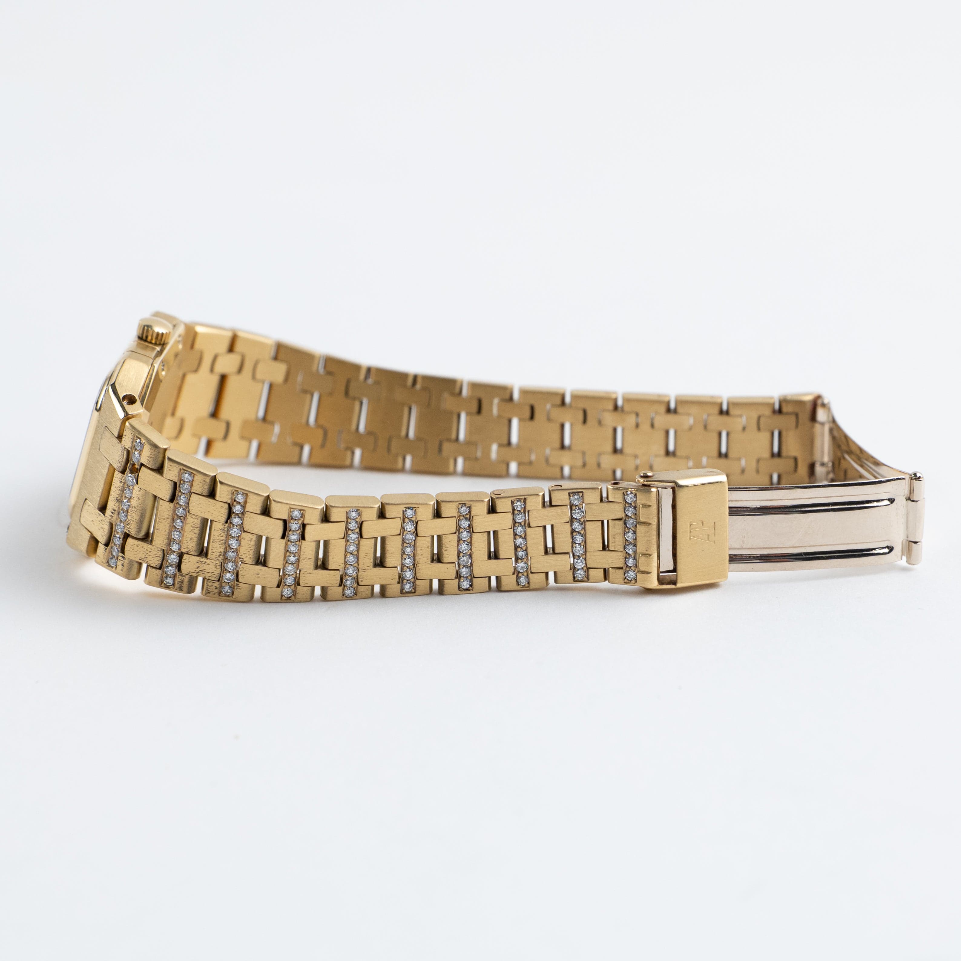 Audemars Piguet Royal Oak Rectangular 6015BA Vintage 'Ladies' Yellow Gold Diamond-Set Quartz (1982)