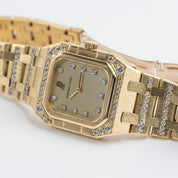 Audemars Piguet Royal Oak Rectangular 6015BA Vintage 'Ladies' Yellow Gold Diamond-Set Quartz (1982)