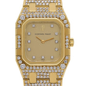 Audemars Piguet Royal Oak Rectangular 6028BA Vintage 'Ladies' Yellow Gold Diamond-Set Quartz (1983)