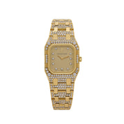 Audemars Piguet Royal Oak Rectangular 6028BA Vintage 'Ladies' Yellow Gold Diamond-Set Quartz (1983)