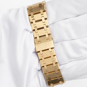 Audemars Piguet Royal Oak Vintage 14587.708 'Ladies' Yellow Gold Champagne Diamond Dial Diamond Bezel (1990)