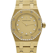 Audemars Piguet Royal Oak Vintage 6164/516 'Ladies' Yellow Gold Champagne Diamond Dial Diamond Bezel