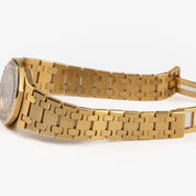 Audemars Piguet Royal Oak Vintage 66464BA.Z.0722BA.01 'Ladies' Yellow Gold Diamond Dial Diamond Bezel Quartz