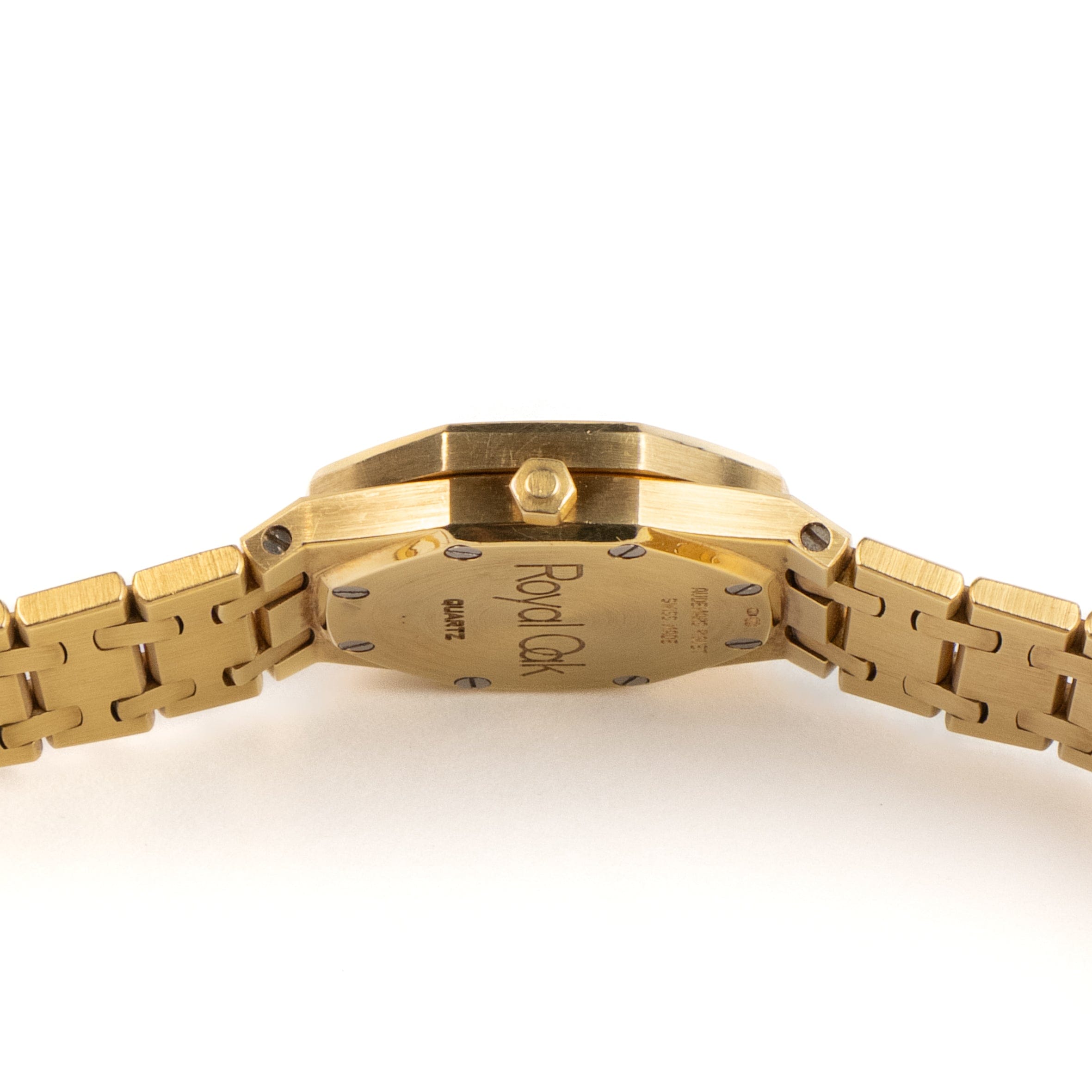 Audemars Piguet Royal Oak Vintage 66464BA.Z.0722BA.01 'Ladies' Yellow Gold Diamond Dial Diamond Bezel Quartz