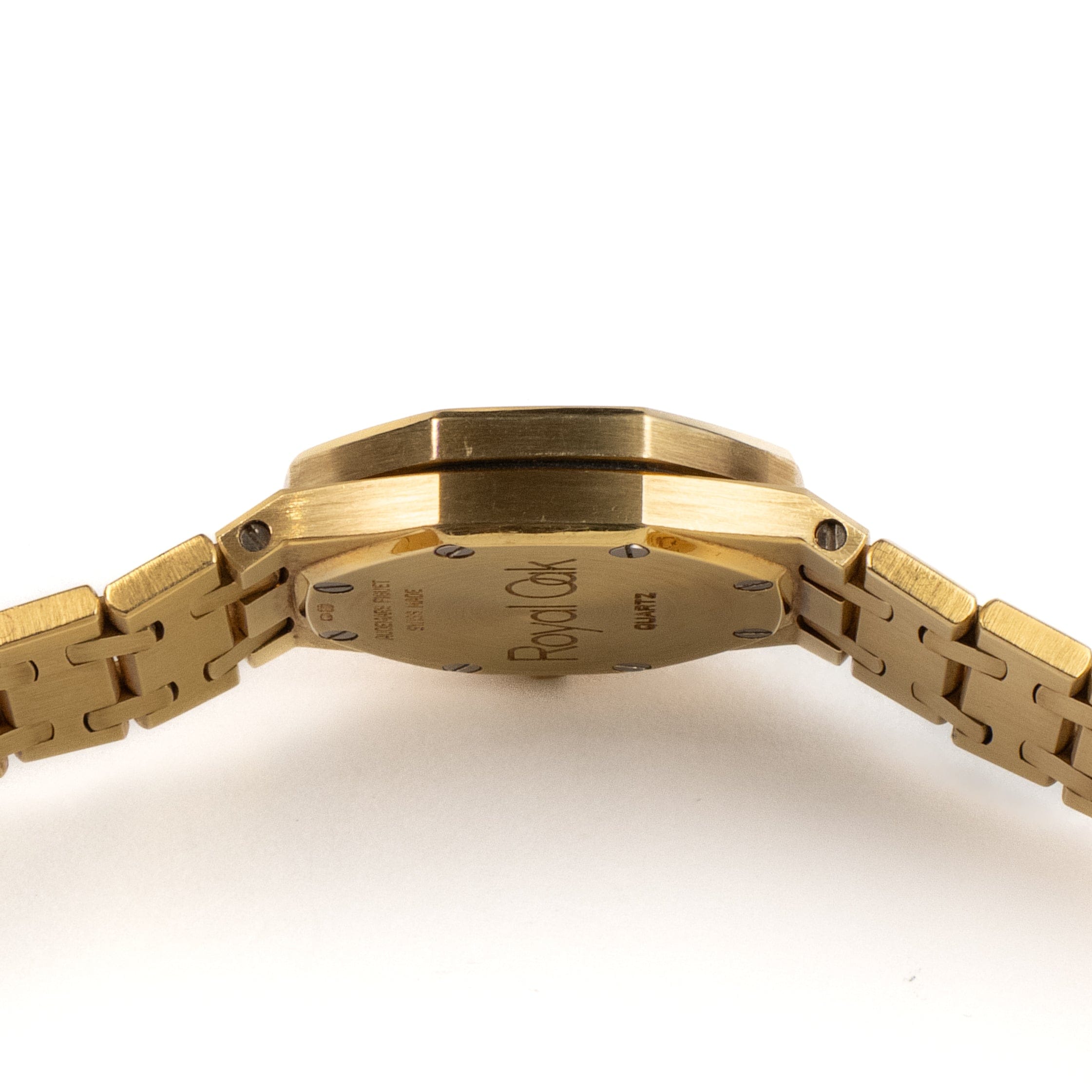 Audemars Piguet Royal Oak Vintage 66464BA.Z.0722BA.01 'Ladies' Yellow Gold Diamond Dial Diamond Bezel Quartz