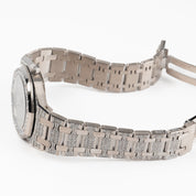 Audemars Piguet Royal Oak 14587BC 'Ladies' White Gold Diamond Emerald Set Dial Quartz (1995)