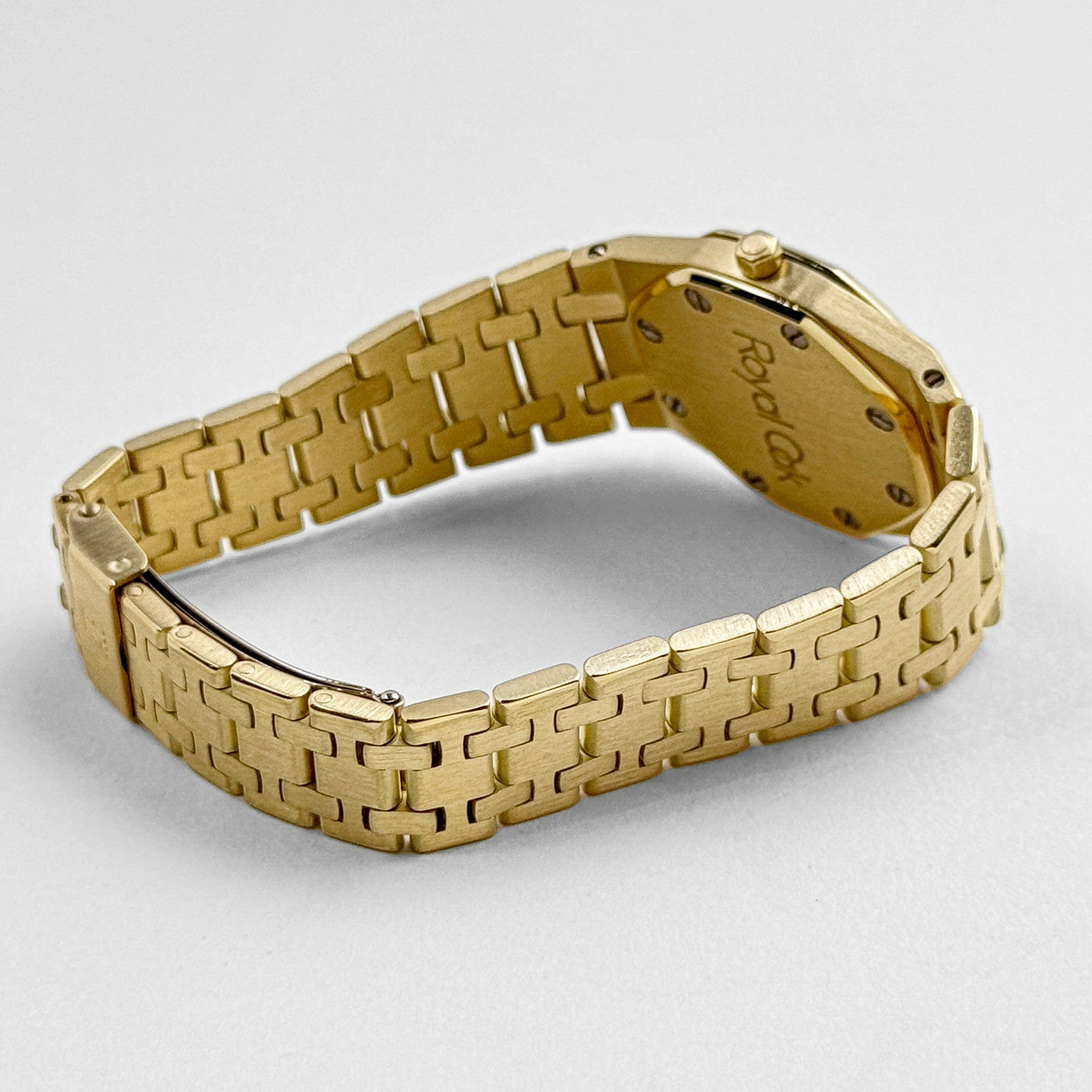 Audemars Piguet Royal Oak Vintage 'Ladies' Yellow Gold Champagne Diamond Dial Quartz