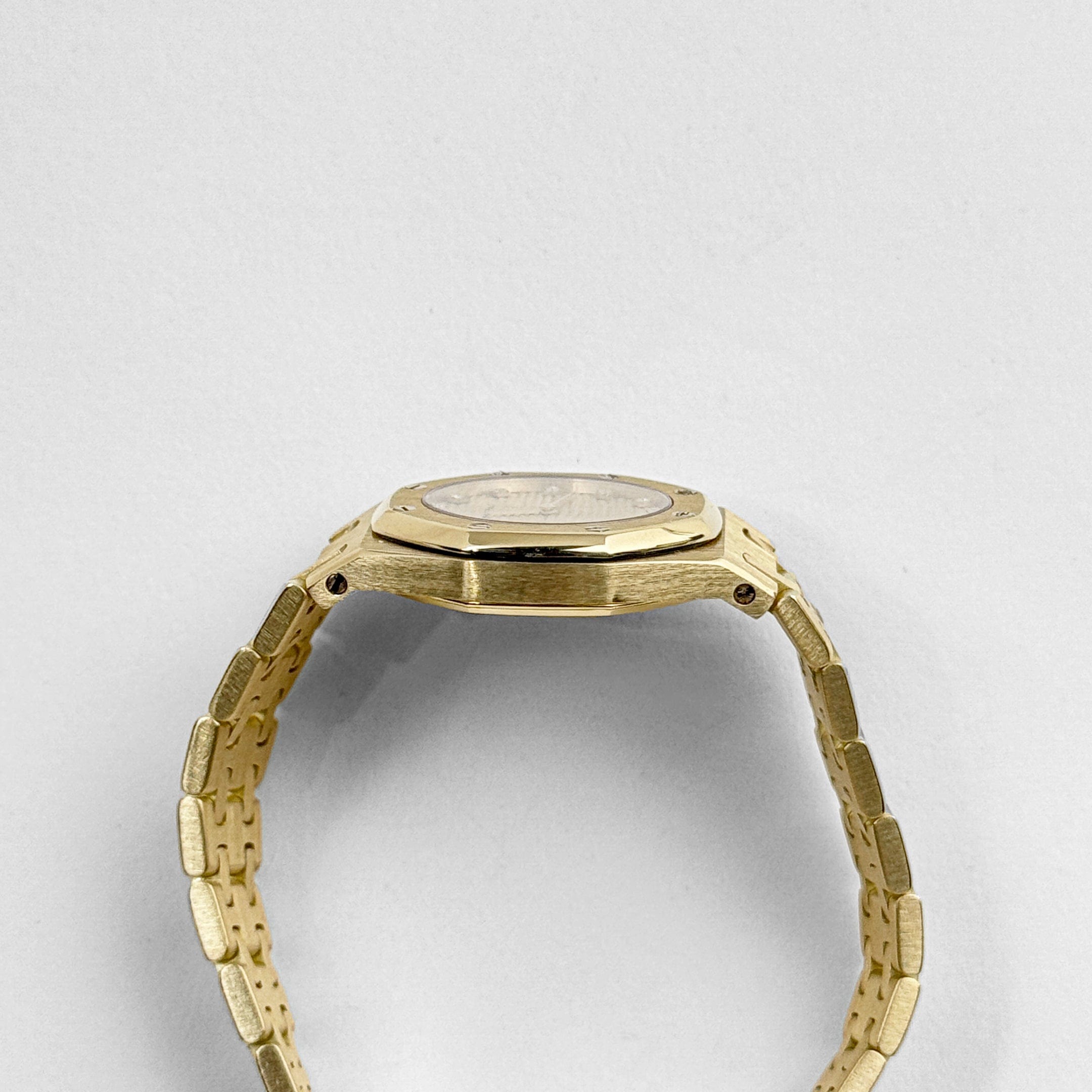 Audemars Piguet Royal Oak Vintage 'Ladies' Yellow Gold Champagne Diamond Dial Quartz