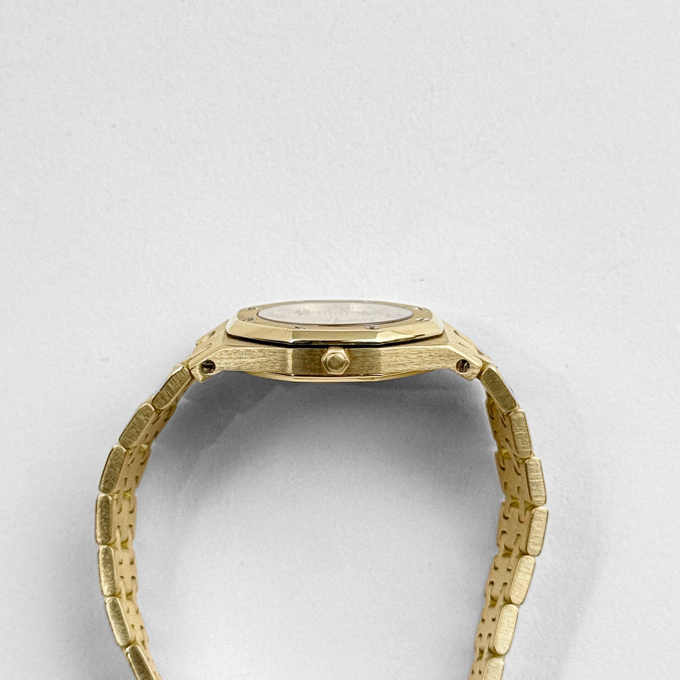 Audemars Piguet Royal Oak Vintage 'Ladies' Yellow Gold Champagne Diamond Dial Quartz