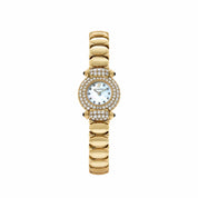 Audemars Piguet Vintage Classique 67030BA.SS.1088BA.01 'Ladies' Yellow Gold Mother of Pearl Sapphire Dial Diamond Bezel Quartz (1996)