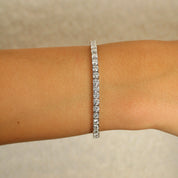 Aurora 8 Carat Round Diamond Tennis Bracelet