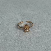 Baby Bear Ring With Diamond