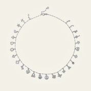 Briolette Diamond Charm Necklace