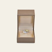 BVLGARI Fancy Intense Yellow Pear-Shaped Bulgari Ring