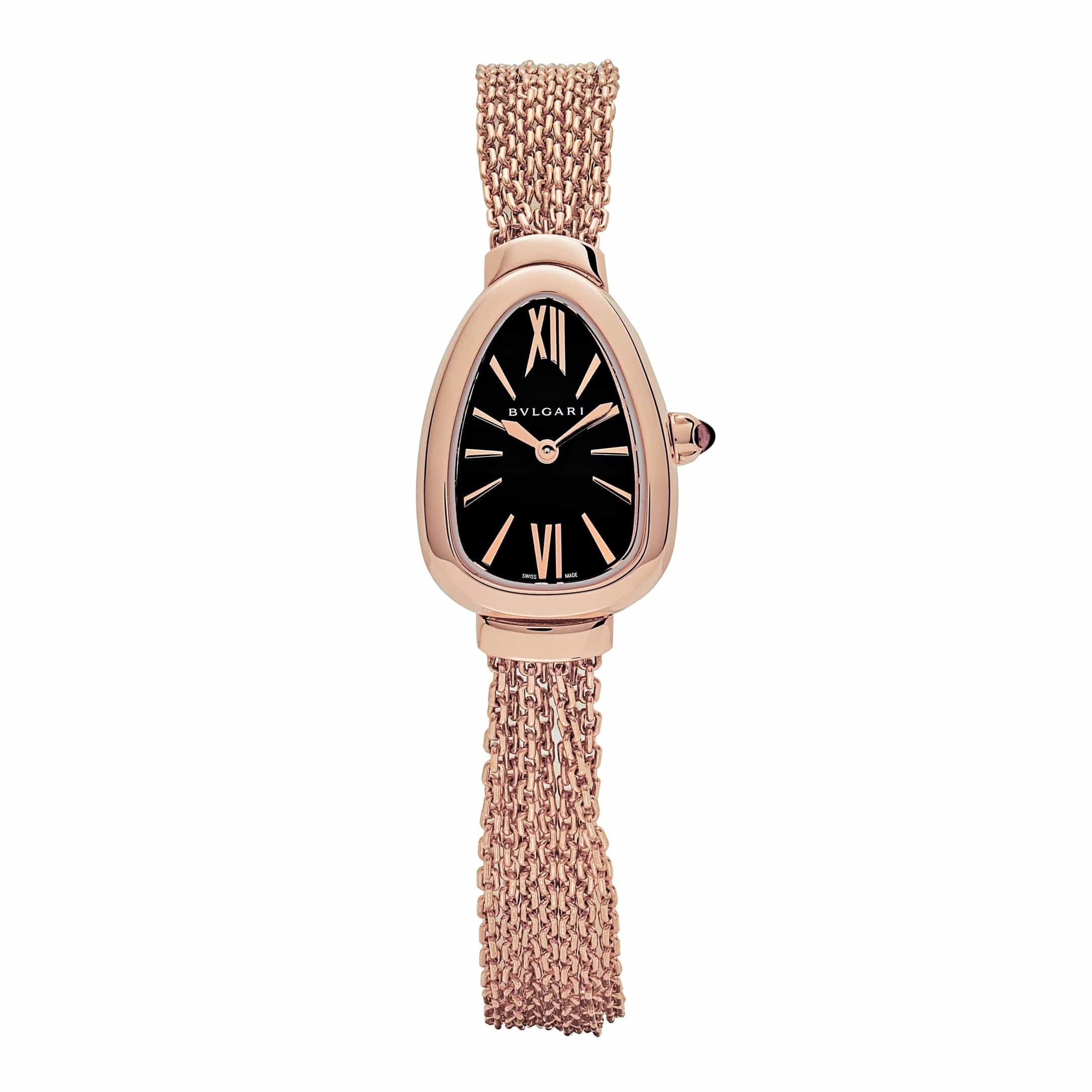 Bvlgari Serpenti 102728  Ladies Rose Gold Black Dial (2021)