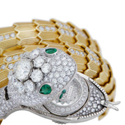 BVLGARI Serpenti 103561 Misteriosi High Jewellery Secret Watch White Gold Yellow Gold Diamonds Emeralds (2024)