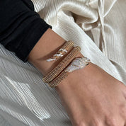 BVLGARI Serpenti Bracelet 358433 Rose Gold Pavé Diamonds Onyx