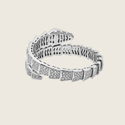 BVLGARI Serpenti One-Coil Bracelet White Gold Diamond 345215