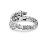 BVLGARI Serpenti One-Coil Bracelet White Gold Diamond 345215