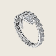 BVLGARI Serpenti One-Coil Bracelet White Gold Diamond 345215