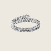 BVLGARI Serpenti Two-Coil Bracelet White Gold Diamond 357274