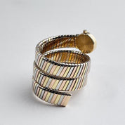BVLGARI Tubogas BB191T 3 Row Tri-Color Quartz