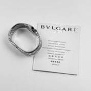 BVLGARI Tubogas BB262TS 'Ladies' Stainless Steel Black Diamond Dial Quartz