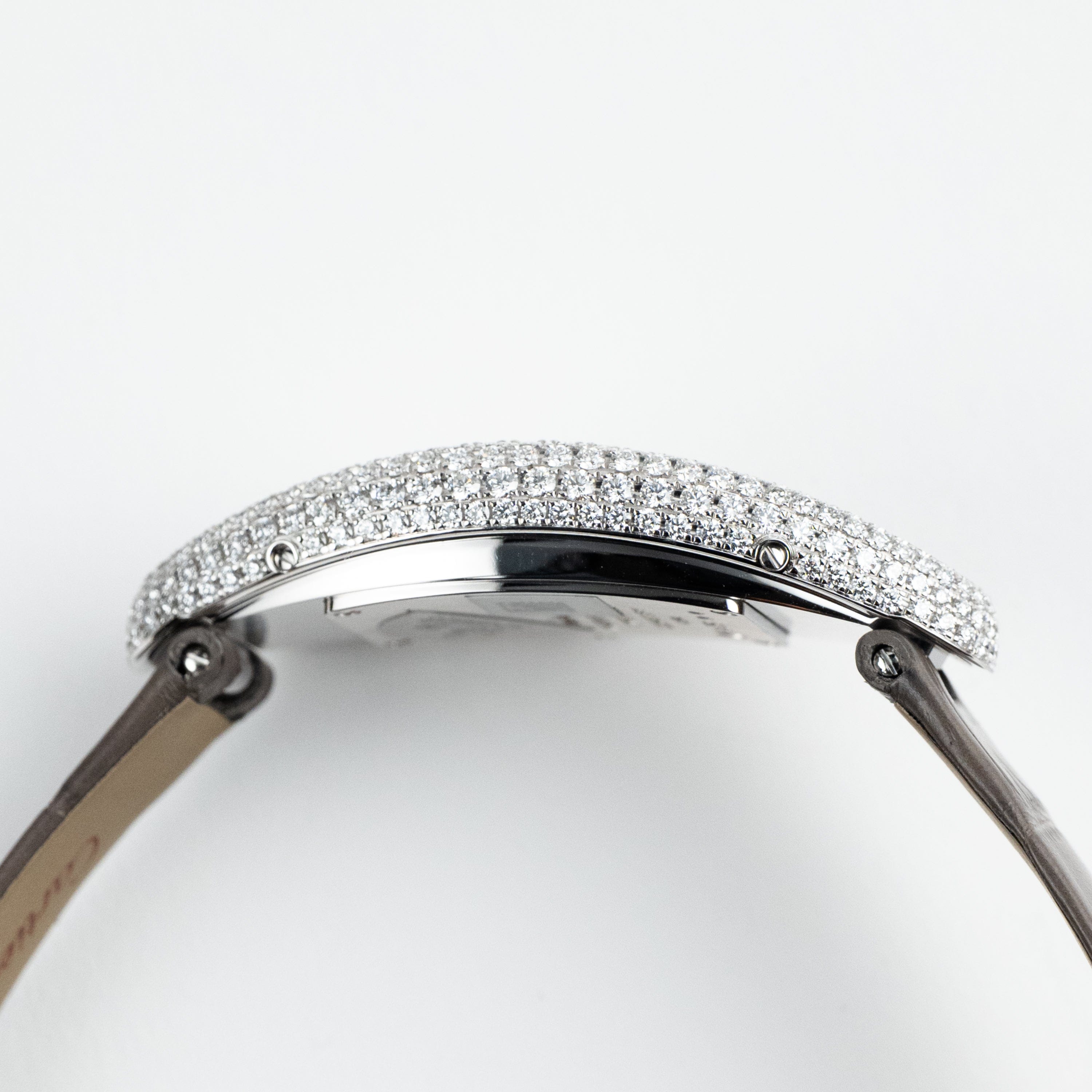 Cartier Baignoire Allongée WJBA0007 White Gold Silver Dial Diamond Bezel (2026)