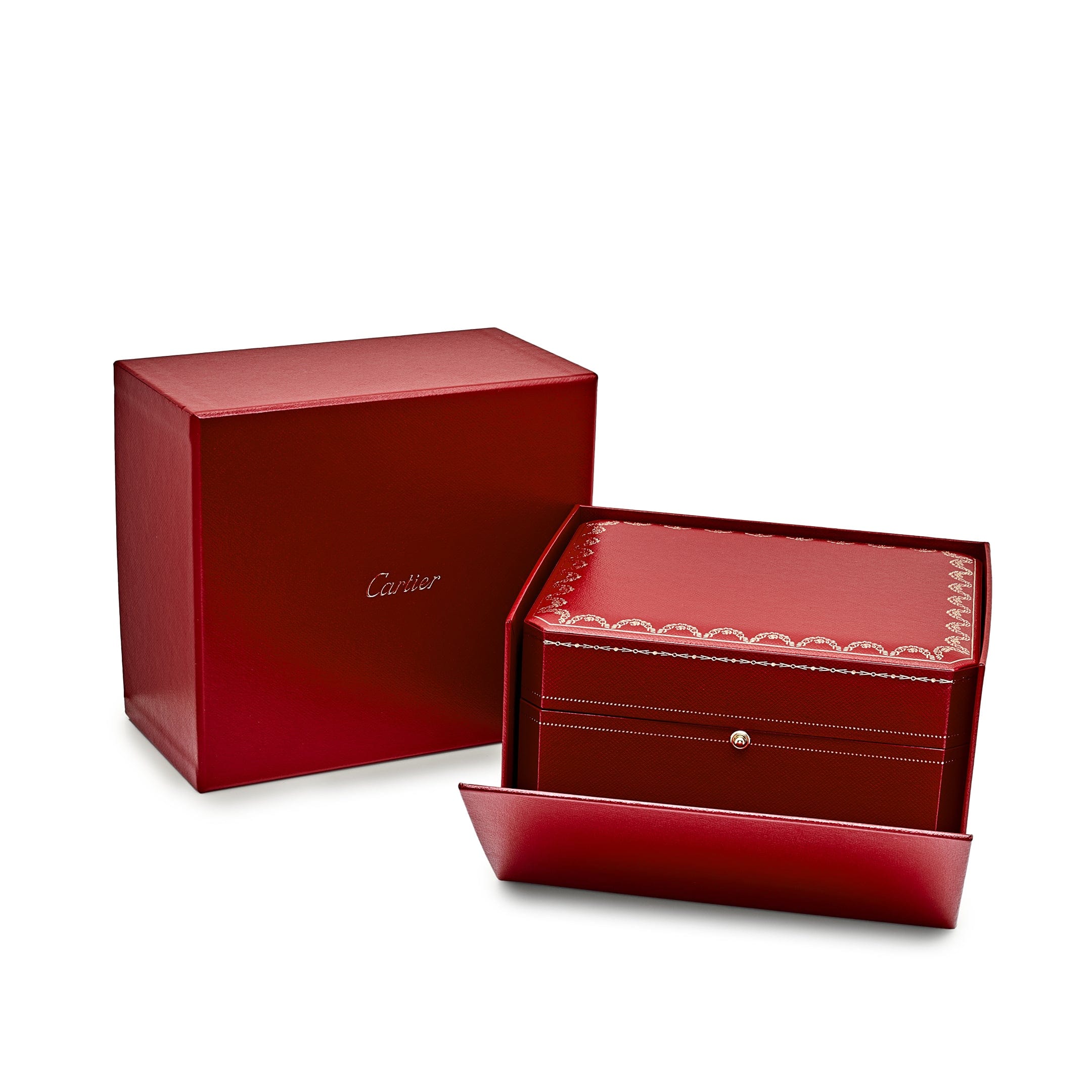 Cartier Baignoire Mini HPI01773 'Ladies' Rhodium-Finish White Gold Diamond Quartz (2025)