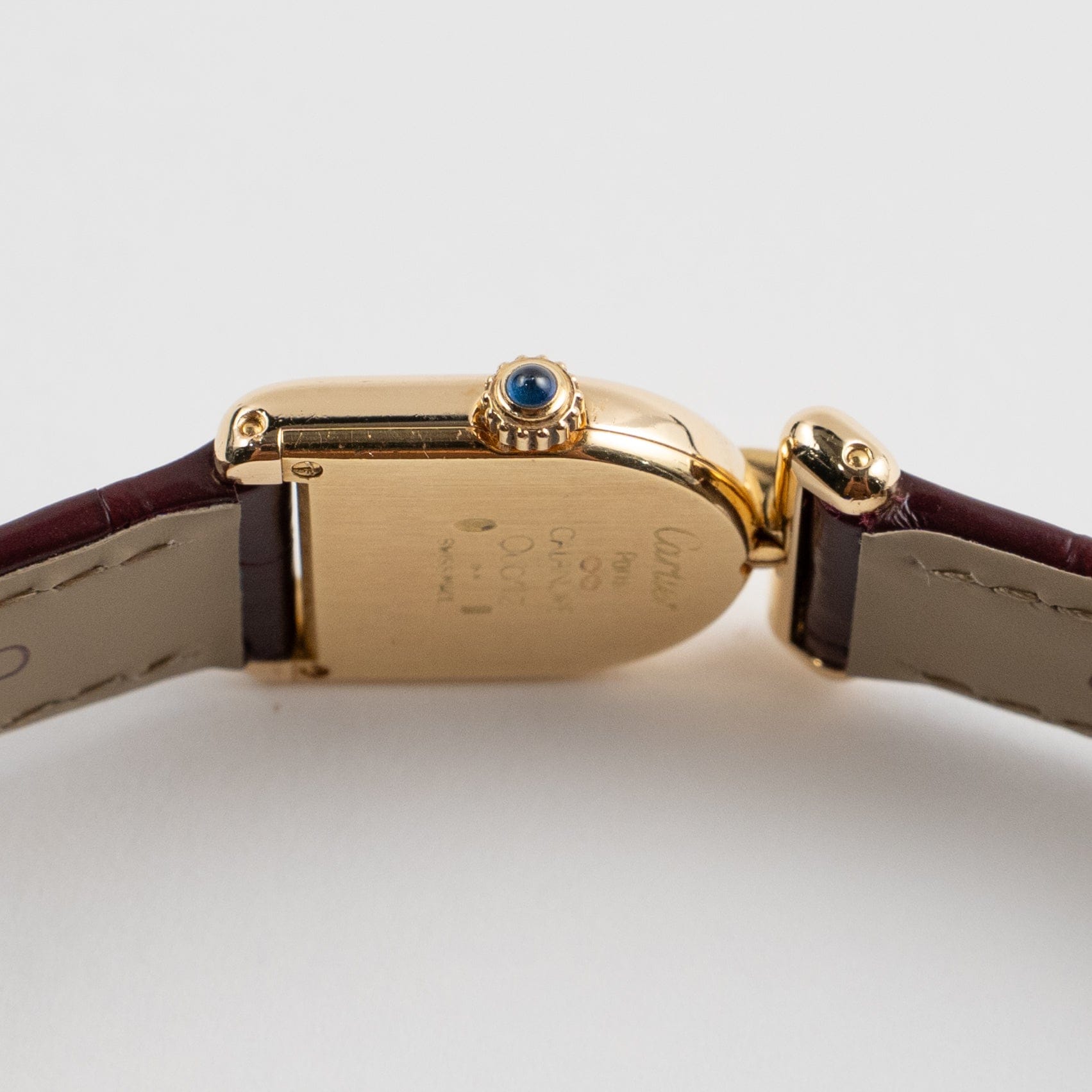 Cartier Calandre 6603 'Ladies' Yellow Gold White Dial Quartz