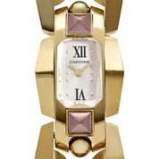 Cartier Clash [Un]limited Watch WGMB0002 Small Yellow and Purple Gold Silver Diamond Dial Quartz (2024)