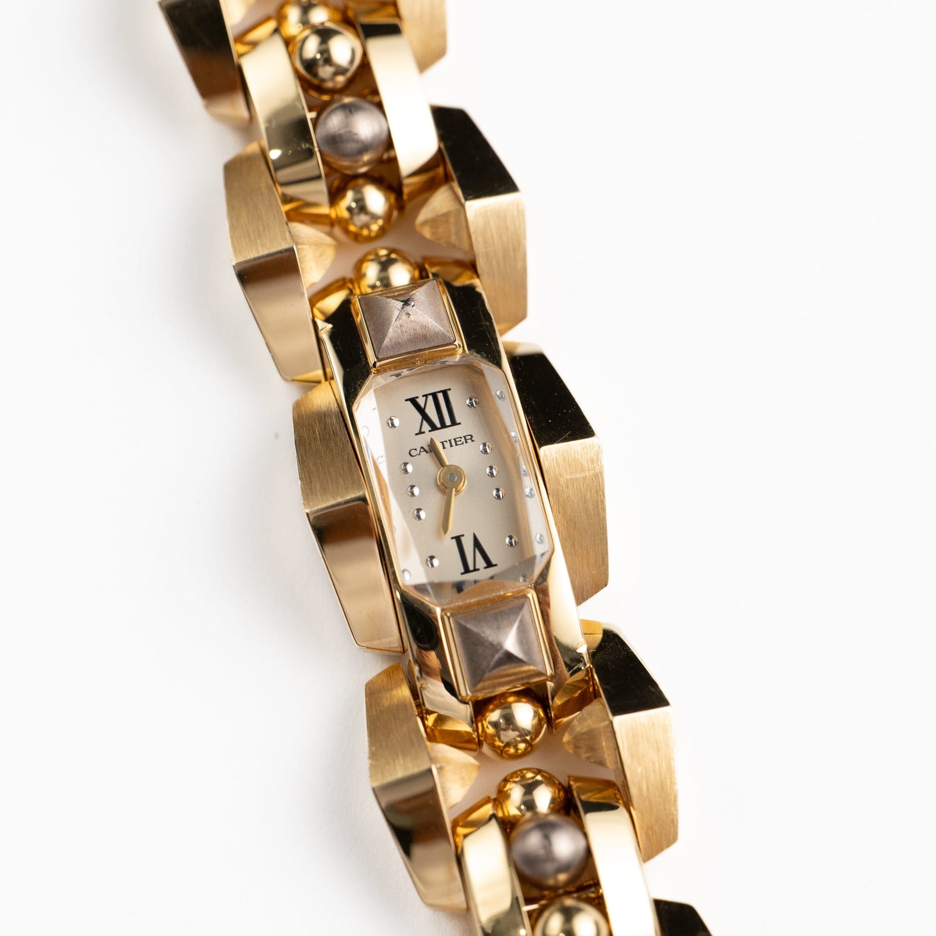 Cartier Clash [Un]limited Watch WGMB0002 Small Yellow and Purple Gold Silver Diamond Dial Quartz (2024)