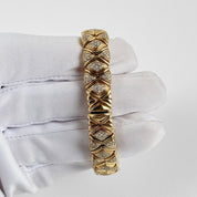 Cartier Colisée 'Ladies' Yellow Gold White Dial Diamond Bezel Quartz