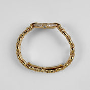 Cartier Colisée 'Ladies' Yellow Gold White Dial Diamond Bezel Quartz