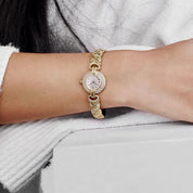 Cartier Colisée 'Ladies' Yellow Gold White Dial Diamond Bezel Quartz