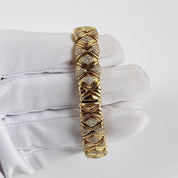 Cartier Colisée 'Ladies' Yellow Gold White Dial Diamond Bezel Quartz