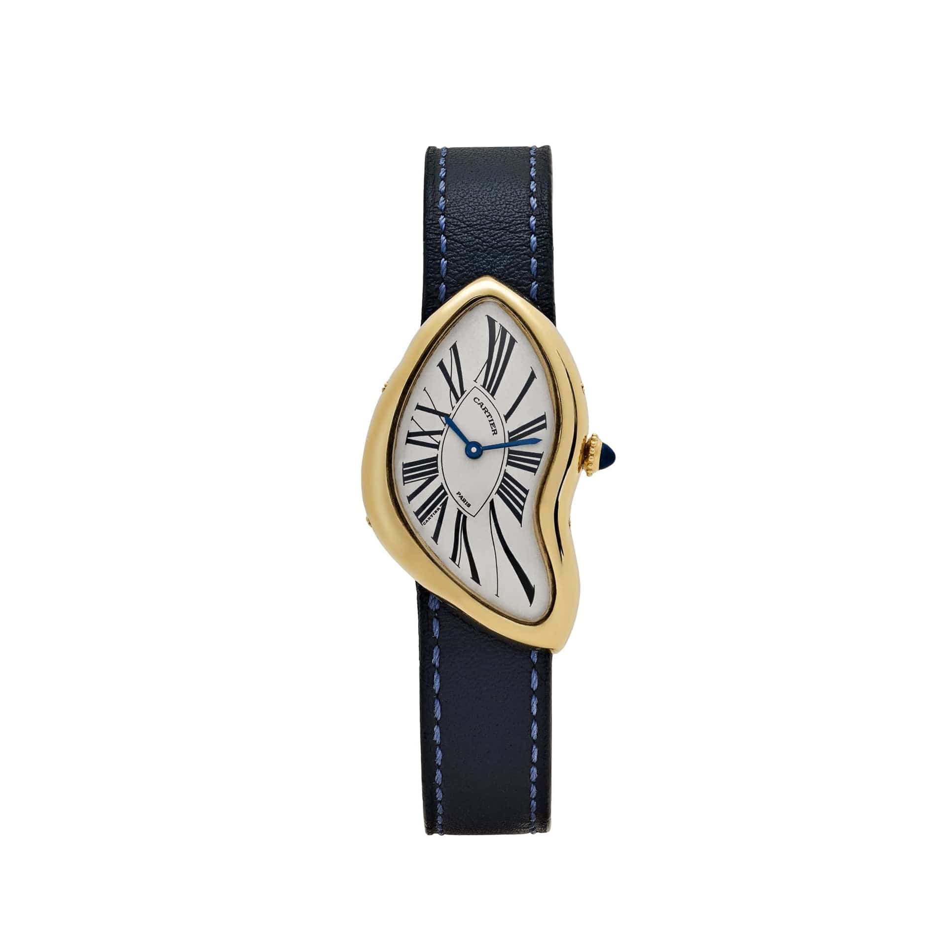 Cartier Crash Paris A108422 Yellow Gold White Dial Limited Edition