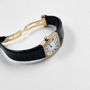 Cartier La Doña 2903 Yellow Gold Diamond Bezel Alligator