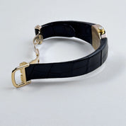 Cartier La Doña 2903 Yellow Gold Diamond Bezel Alligator